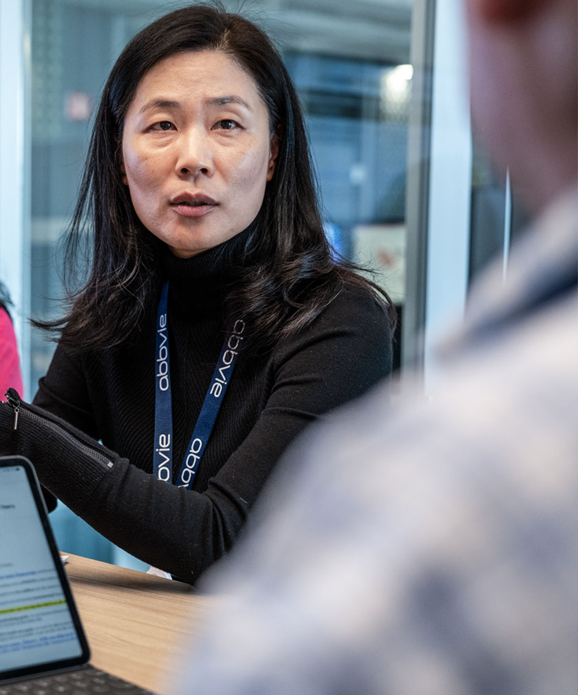 woman in conference room