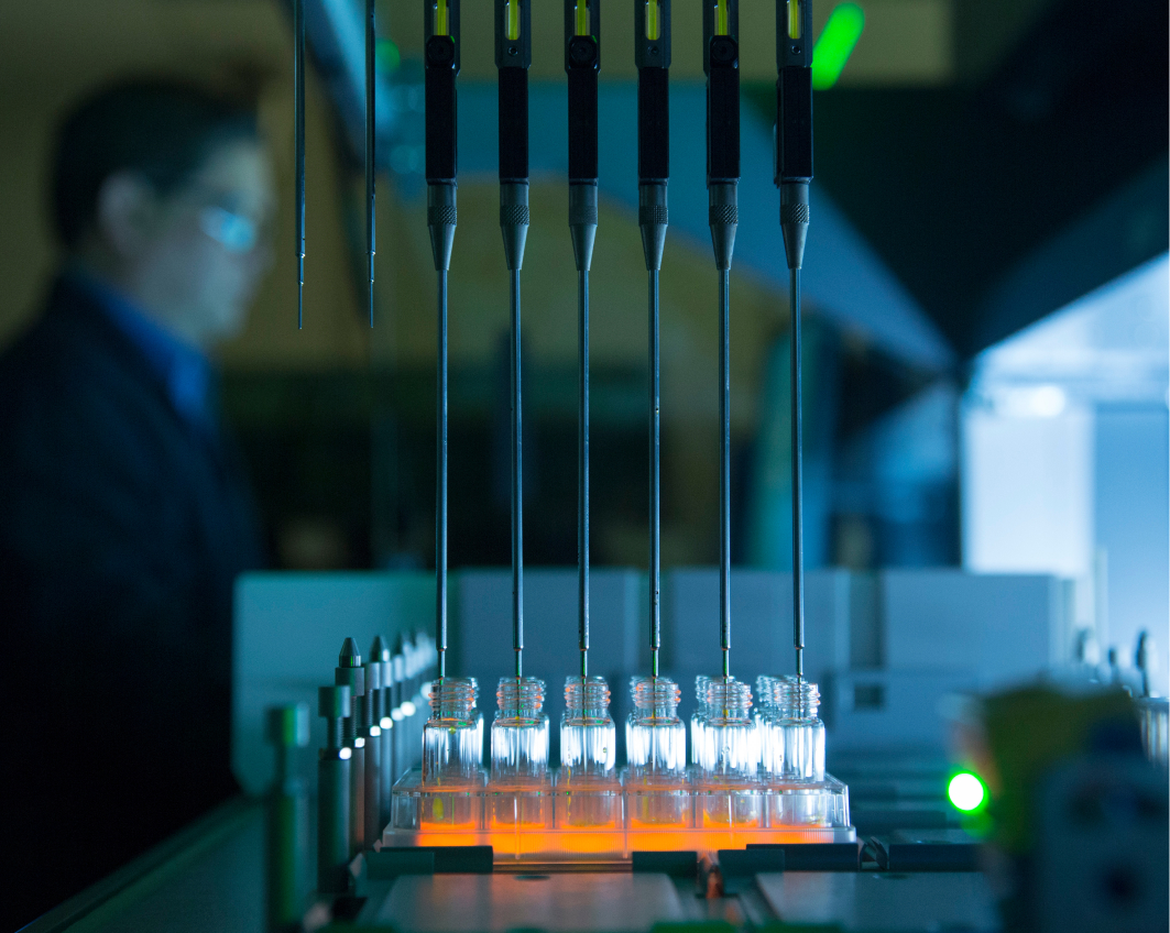 test tubes in lab